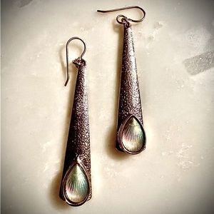 Drop Earrings on 10k gold plated hooks